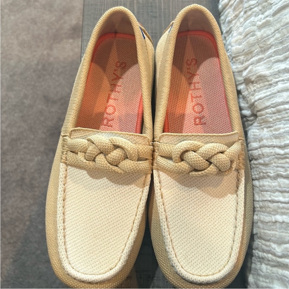 Rothys braid driver shoe